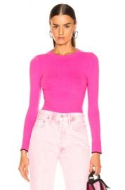 JoosTricot Crew Neck Sweater in Dragon Fruit   Pinot   FWRD at Forward