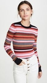 JoosTricot Crew Neck Variegated Rib Pullover at Shopbop