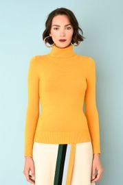 Joostricot Solero Yellow EcoMerino Long Sleeve Turtleneck JoosTricot at Joostricot