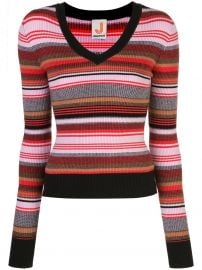 Joostricot striped ribbed knit jumper at Farfetch