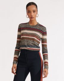 Jora Stripe Sweater at Veronica Beard