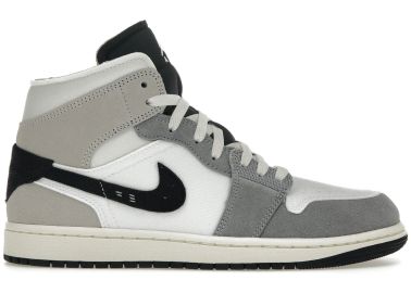 Jordan 1 Mid SE Craft White Cement Grey Black Menx27s - DZ4136-002 - US at StockX