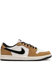 Jordan Air Jordan 1 Retro Low OG quotRookie Of The Year - SailBlackGolden HarvestGym Redquot Sneakers Brown at Farfetch
