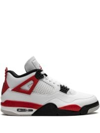 Jordan Air Jordan 4 quotRed Cementquot Sneakers White at Farfetch