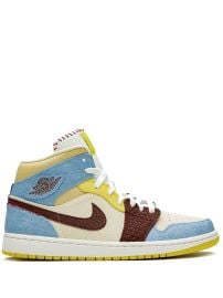 Jordan x Maison Chateau Rouge Air Jordan 1 Mid SE quotFearlessquot Sneakers - at Farfetch