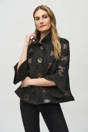 Joseph Ribkoff BlackGold Trapeze Jacket Style 244205 Luxetire at Luxetire