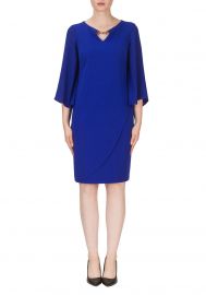 Joseph Ribkoff Blue knee length Dress  at Shoptiques