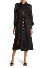 Joyce Long Sleeve Midi Shirtdress at Nordstrom Rack