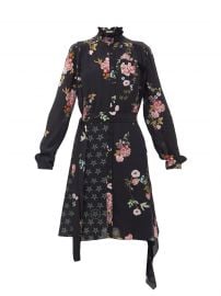 Jude floral & star-print crepe de Chine shirtdress at Matches