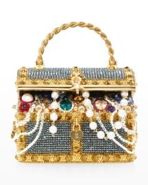 Judith Leiber Couture Treasure Chest Crystal Minaudiere at Neiman Marcus