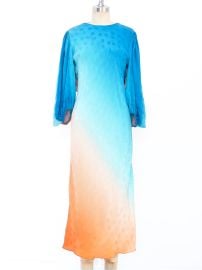 Judy Hornby Ombre Silk Dress at ARCADE