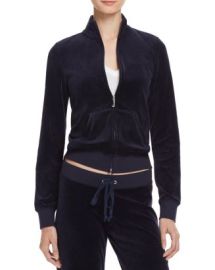 Juicy Couture Black Label Velour Track Jacket - 100 Exclusive   Bloomingdales at Bloomingdales