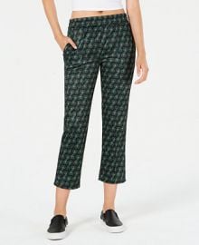 Juicy Couture Cropped Printed Track Pants   Reviews - Leggings   Pants - Juniors - Macy s at Macys