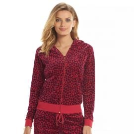 Juicy Couture Leopard Print Velour Hoodie at Kohls