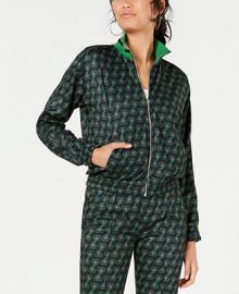 Juicy Couture Printed Track Jacket   Reviews - Jackets   Vests - Juniors - Macy s at Macys