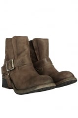 Jules Biker boots in taupe at All Saints