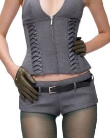 Julia Halterneck Corset Top Fanc Club at Fanci Club
