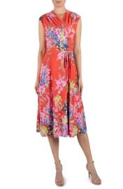 Julia Jordan Floral V Neck Wrap Dress at Nordstrom Rack