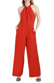 Julia Jordan Halter Neck Jumpsuit at Nordstrom