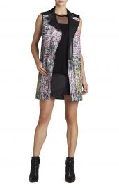 Julien Long Moto Vest at Bcbg