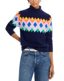 Jumper 1234 Bright Fair Isle Turtleneck Sweater Bloomingdales at Bloomingdales