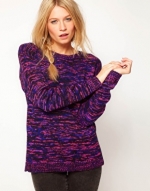 Jumper with purple flecks at ASOS at Asos