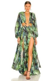 Jungle Cut Out Maxi Dress by Bronx and Banco at Revolve