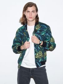 Jungle Leaves Club Jacket at American Apparel