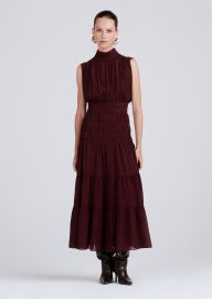 Junia Rouched Sleeveless Midi Dress Derek Lam 10 Crosby at Derek Lam 10 Crosby