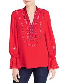 Junie Embroidered Blouse at Bloomingdales