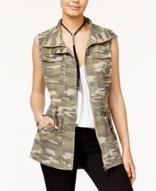 Camouflage Utility Vest at Macys