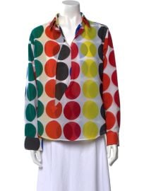 Junya Watanabe x Comme des Gar ons Polka Dot Button Down Shirt at The Real Real