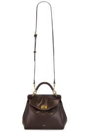Jw Pei Lucia Classic Top Handbag In Dark Brown at Revolve