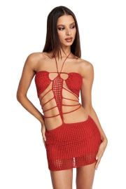 KAMALI MINI DRESS - RED at I.AM.GIA