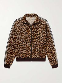 KAPITAL Webbing-Trimmed Leopard-Print Tech-Jersey Track Jacket for Men MR PORTER at Mr Porter