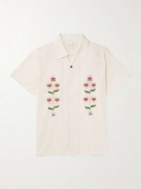 KARDO Chintan Convertible-Collar Embroidered Cotton Shirt for Men MR PORTER at Mr Porter
