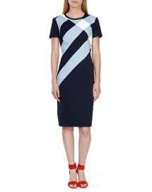 KAREN MILLEN Check Print Dress at Bloomingdales