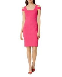 KAREN MILLEN Cold Shoulder Pencil Dress at Bloomingdales