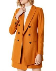 KAREN MILLEN Double-Breasted Coat Women - Bloomingdale s at Bloomingdales