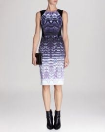 KAREN MILLEN Dress - Ombr Lace Print Signature Stretch at Bloomingdales