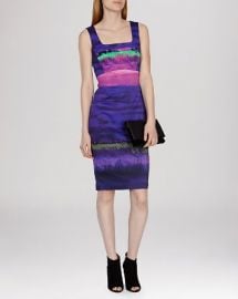 KAREN MILLEN Dress - Painterly Stripe Signature Stretch at Bloomingdales