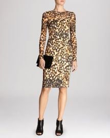 KAREN MILLEN Dress - Signature Stretch Animal Print at Bloomingdales