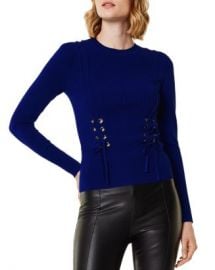 KAREN MILLEN Lace-Up Sweater  Women - Bloomingdale s at Bloomingdales