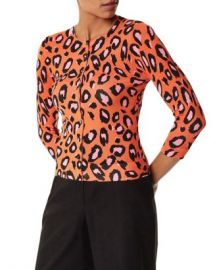 KAREN MILLEN Leopard Print Cardigan Women - Bloomingdale s at Bloomingdales