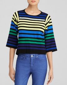 KAREN MILLEN Rainbow Stripe Top - Bloomingdaleand039s Exclusive at Bloomingdales