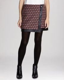 KAREN MILLEN Skirt - Geometric Wrap at Bloomingdales