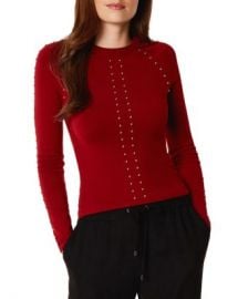 KAREN MILLEN Studded Sweater Women - Bloomingdale s at Bloomingdales