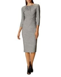 KAREN MILLEN Tailored Midi Dress at Bloomingdales