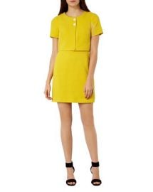 KAREN MILLEN Textured Mini Dress at Bloomingdales