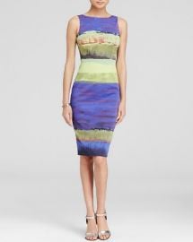 KAREN MILLEN Wide Brushstroke Print Dress - Bloomingdaleand039s Exclusive at Bloomingdales